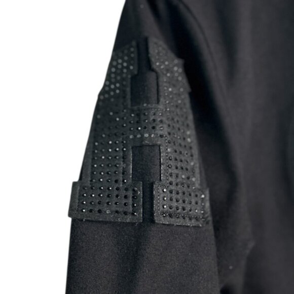 Hudson Outerwear x Babe Collaboration Embroidered Sequin Black Jacket Men's Sz L - Picture 6 of 16